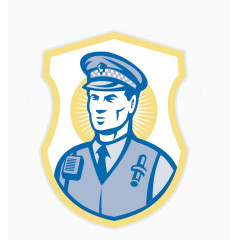 警察头像素材图片