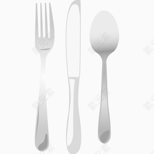 餐具矢量图