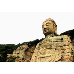 山西景区蒙山大佛