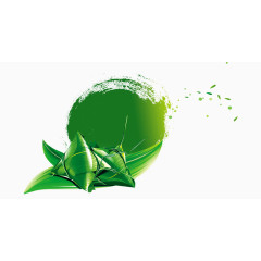 端午节清新墨迹粽子