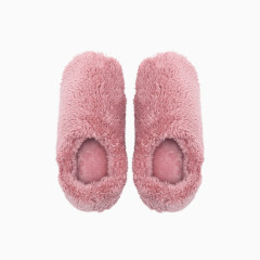 MUJI绒毛包跟家居拖鞋