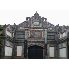 复古民国建筑素材免抠下载