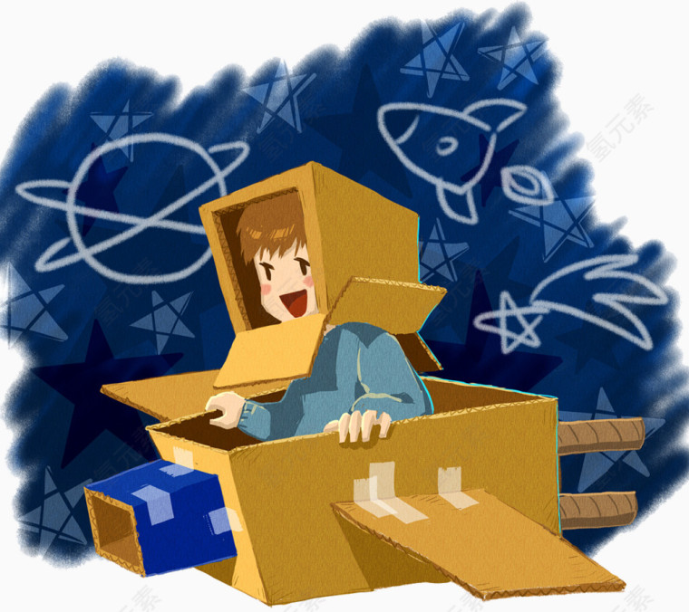 小孩子天马行空