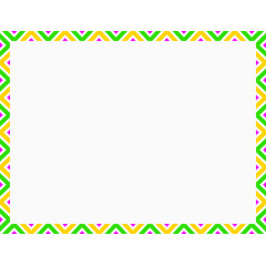 可爱的绿色边框