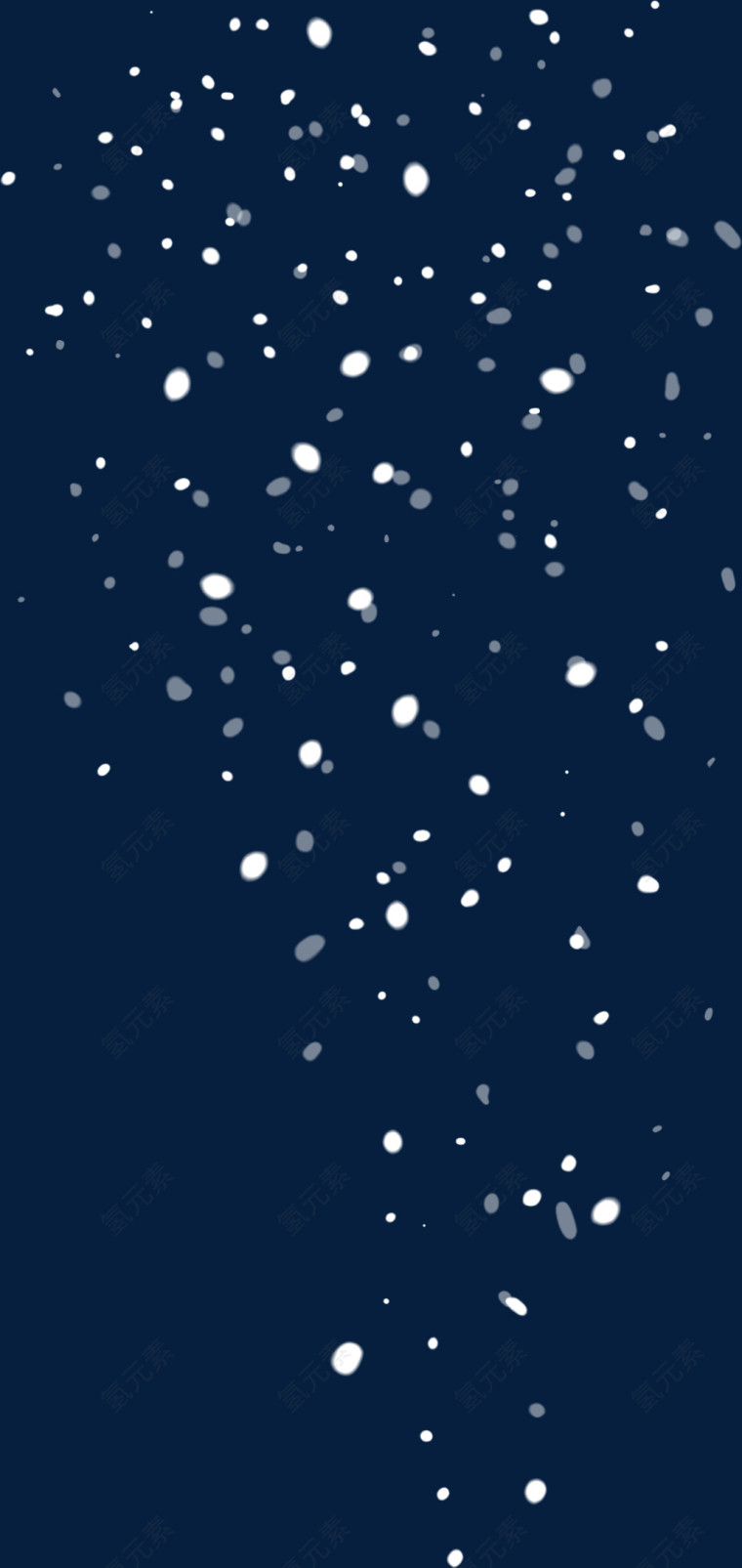 飘落雪花