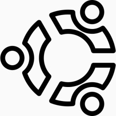 浏览器线图标Linux标志操作Ubuntu标志