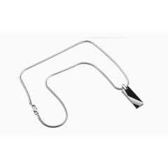 飒雅男士项链钨金吊坠