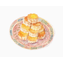 中秋节盘装月饼