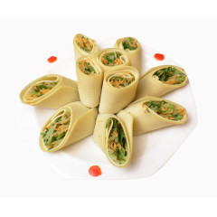 一盘干豆腐卷 免扣素材图片