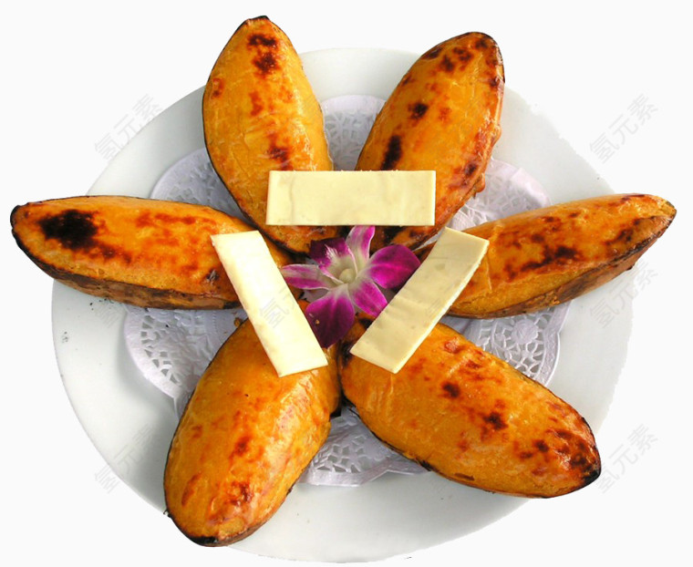 美味美食烤地瓜