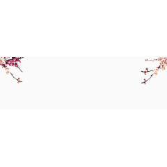 春节海报梅花装饰
