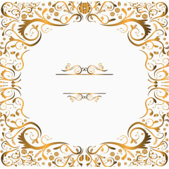 渐变色欧式花边