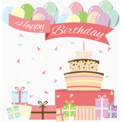 小清新生日派对海报