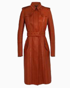 女式长风衣免抠素材