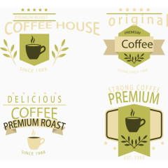 矢量手绘咖啡图标