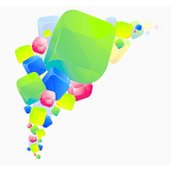 菱形PPT元素图片素材