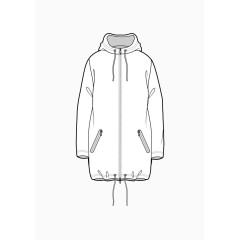 简约女装设计插画稿