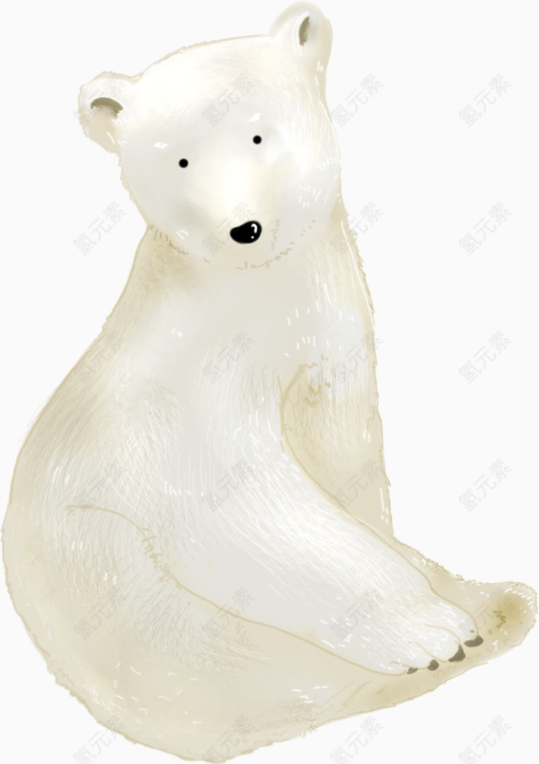 可爱北极熊