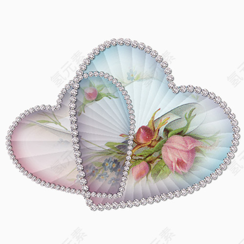 小清新心形装饰