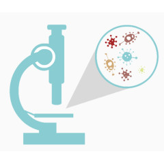 显微镜下的细菌医疗