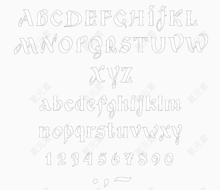 26字母