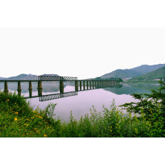 鸭绿江大桥摄影图片