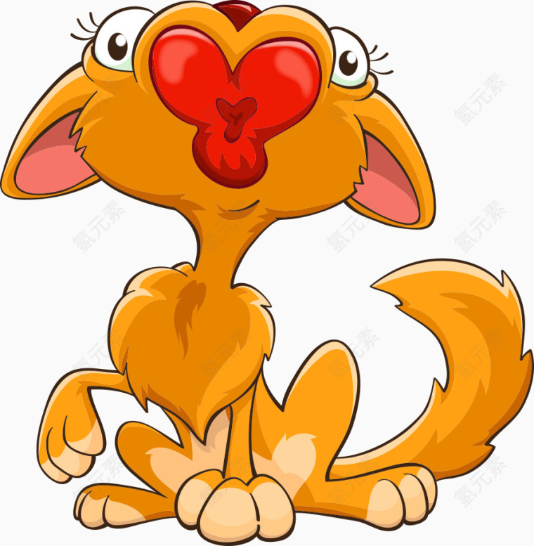 张开大嘴的狐狸