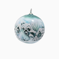 冬至花色玻璃球