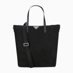普拉达尼龙手提斜跨包