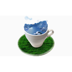 杯子中的高山流水