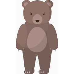 卡通森林动物矢量图下载