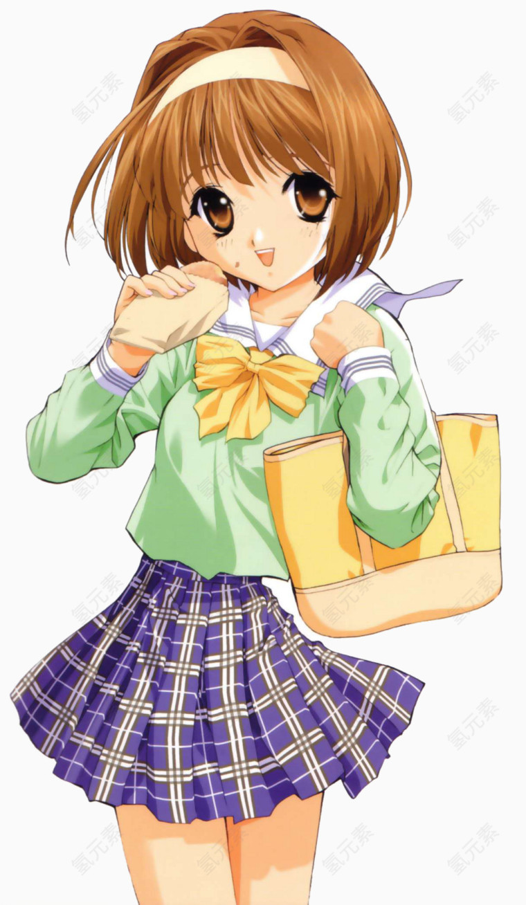 短发美少女