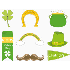 春天装饰绿色海报