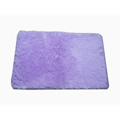 免扣扁平化蓝色铺地居家式毛地毯