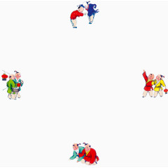 新年卡通创意人物