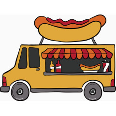 个性定制热狗零售车