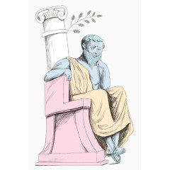 卡通思考的上帝