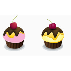 樱桃巧克力迷你蛋糕