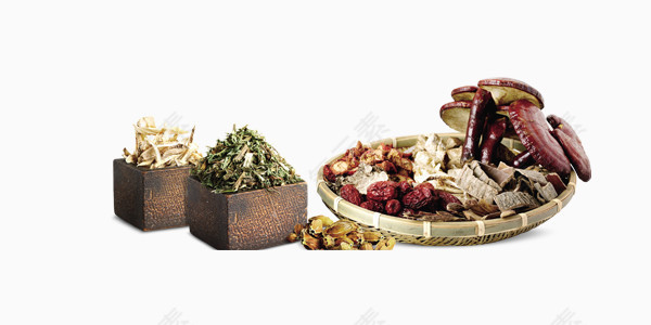 医疗养生草药材料素材