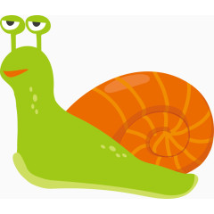 绿色蜗牛