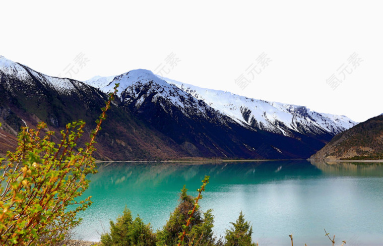 著名西藏然乌湖景区
