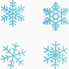 雪花飘飞雪花素材