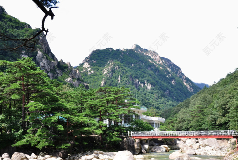 朝鲜金刚山风光