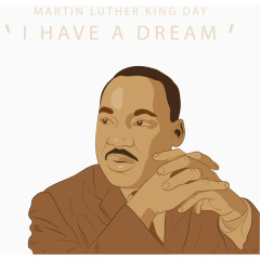 复古矢量美国人物