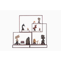 简洁大气博物架免抠图片