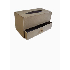 实物简约纸巾盒