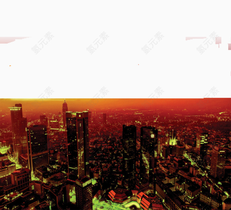炫彩城市夜空