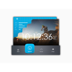 手机运动记录界面