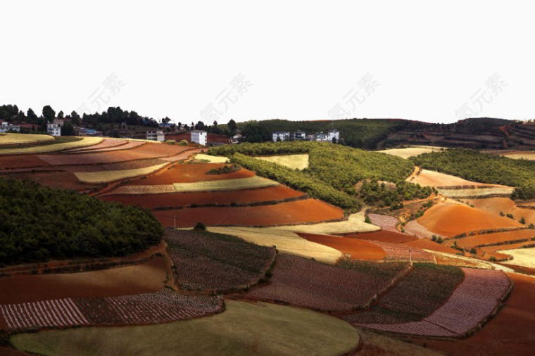云南东川红土地风景