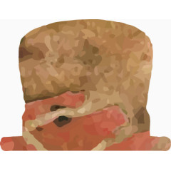 父亲节装饰元素水墨